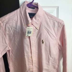 Ralph Lauren pink shirt